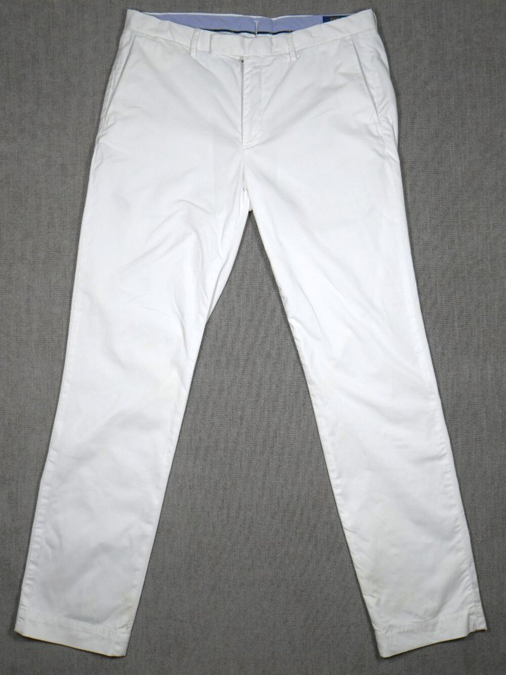 Polo Ralph Lauren Men's Stretch Straight Fit Chino Pants White, 34 x 34